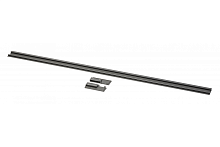 Комплект для низкого внутреннего ящика со стеклянными боковинами AXIS PRO H-84 (панель + соединители 2 шт), L-1200, антрацит — купить оптом и в розницу в интернет магазине GTV-Meridian.